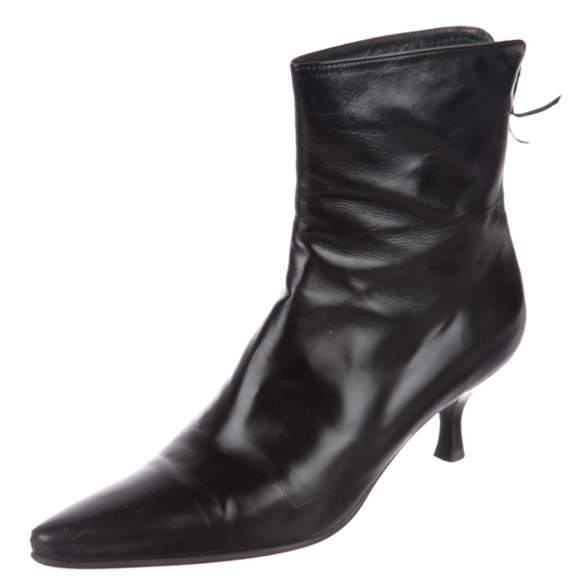 STUART WEITZMAN Apollo Leather Boots Size 6.5 - Picture 1 of 11